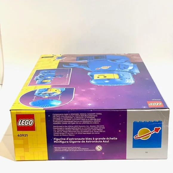 LEGO 40921 Up-Scaled Blue Astronaut Minifigure Brand New NIB in Hand - Picture 7 of 14